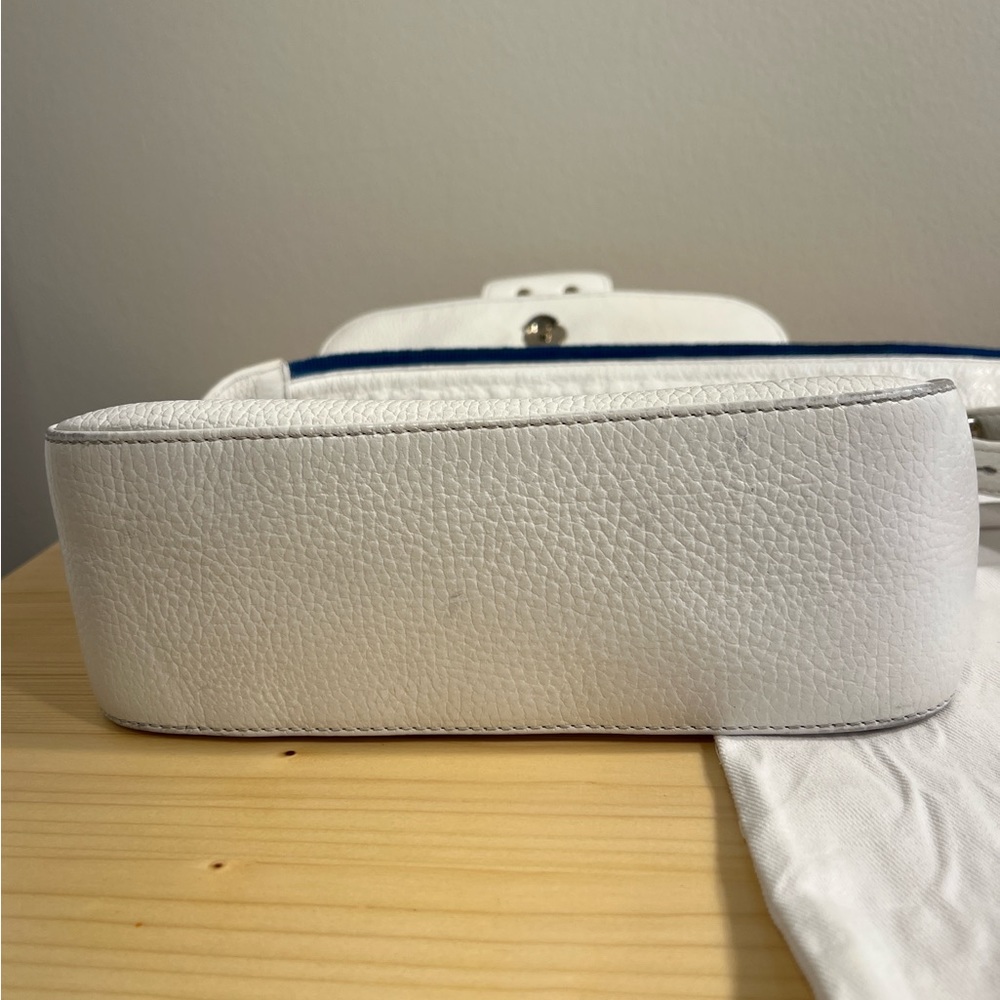 Sara Battaglia RARE Lucy White calf leather bag, Italian Luxury, with dust bag - Picture 6 of 13